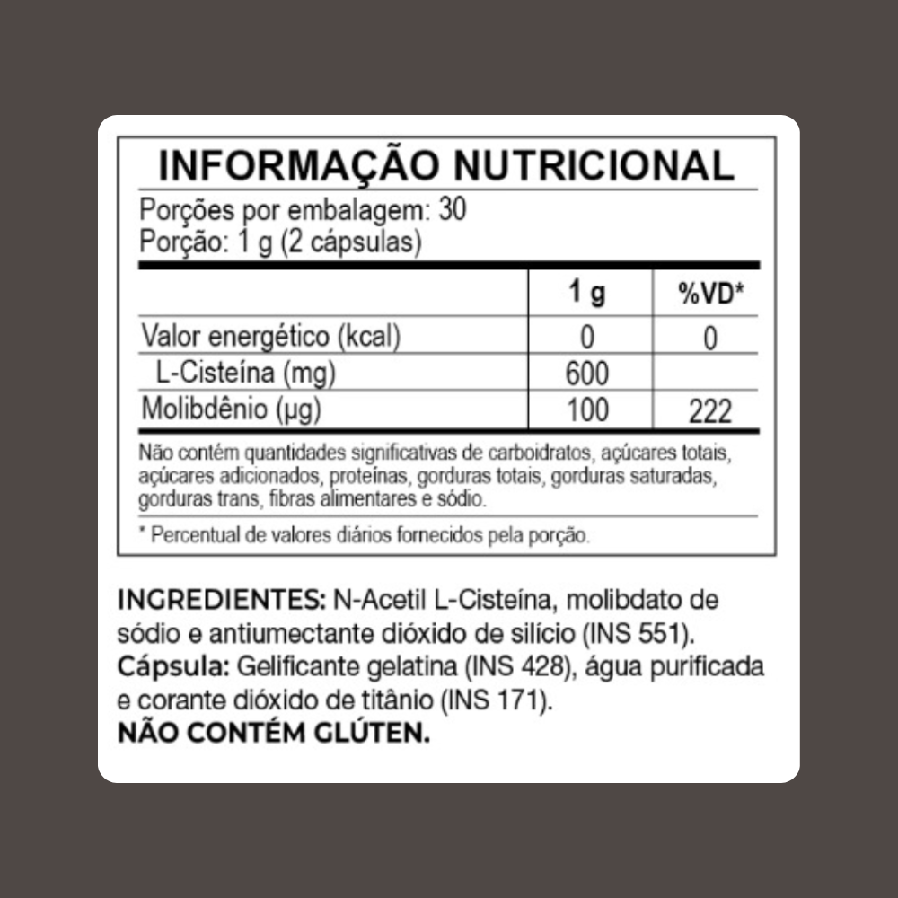 NAC+ 60 Cápsulas