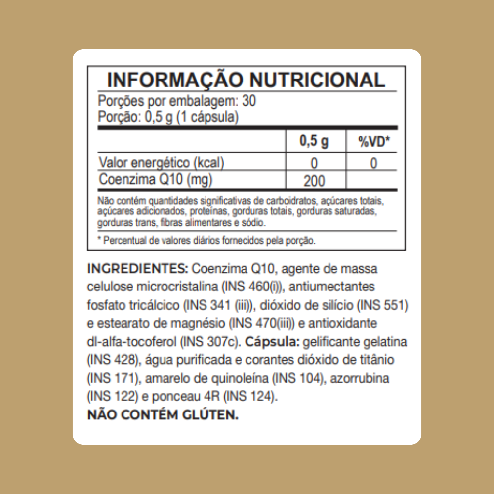 Coenzima Q10 30 Cápsulas